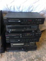LOT OF 6 VINTAGE STEREO EQUIPMENT