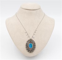 NEW 14KW Opal & Diamond Necklace by Meira T with