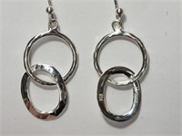Sterling Silver Earrings Approx Retail $60