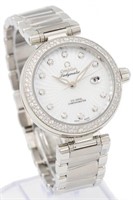 NEW Omega Ladies DeVille Ladymatic Diamond