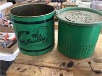 Green-My Buddy Minnow bucket