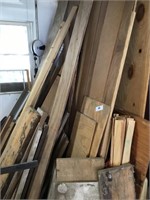Pile of wood (back wall)