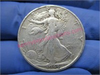 1944-S walking liberty silver half-dollar