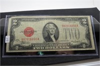 1928 TWO DOLLAR BILL RED SEAL