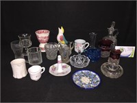 Mini Glass Ware items, large lot