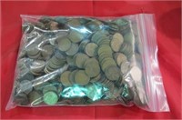 OVER 475 UNSEARCHED WHEAT PENNIES