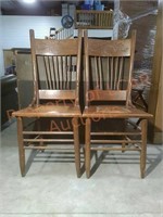 Vintage Oak Chairs