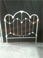 Vintage Style Metal Full Size Headboard