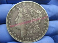 1921-D morgan silver dollar