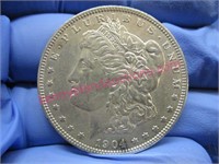 1904-O morgan silver dollar