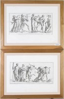 Two, Framed 18th Century Italian Engravings