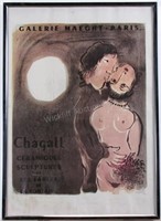 Reproduction Chagall Exhibition Poster