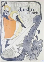 Henri de Toulouse-Lautrec "Jane Avril" Lithograph