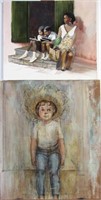 Cynthia Eckstrom (2) Unframed Paintings