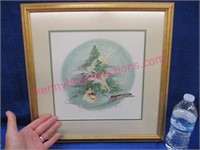 "p. buckley moss" signed litho "christmas angels"