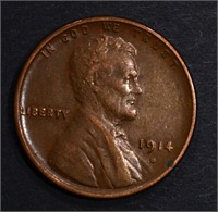 1914-S LINCOLN CENT XF/AU
