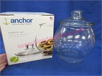 new 1-gallon glass cookie jar - anchor hocking co.