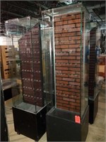 4 display cases