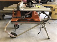 Ridgid Table 10In  Saw w/ Work-n-Haulit