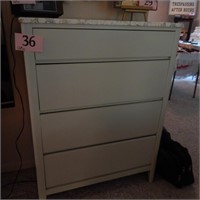 MID-CENTURY 4 DRAWER CHEST OF DRAWERS WITH