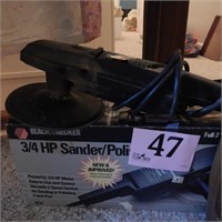 BLACK AND DECKER 3/4 HP SANDER POLISHER