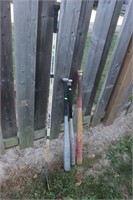 Hockey sticks, 3 bats