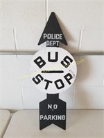 Bus Stop 30"x12" Sign