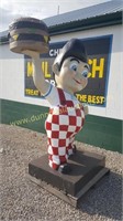 Big Boy Outdoor Restaurant Display Cast Aluminum