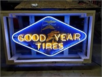Good Year Tires Porcelain Neon Sign