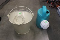 Strainer pail and watering can
