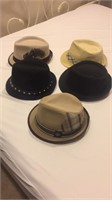 Five Fedora hat's