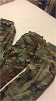 Army shirt and two large short army cargo pants