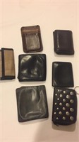 Seven men's wallets