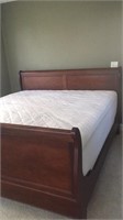 King size sleigh bed - mattress set not included