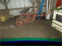 Pony cart 1 shaft missing with wood horse