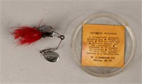 Vintage Shannon Twin Spinner Fishing Lure