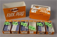 Burke Flex Plug Store Display with 6 Lure Boxes