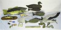 Assorted Wildlife & Fishing Decorations