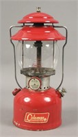 Red Pyrex Coleman 200A  Lantern - Vintage Camping