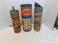 Vintage Toys-Tinker Toys, American Logs