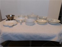Kitchen Lot-Small Corningware w/Lids & misc.