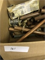 TWO BOXES OF COPPER PIPE AND FITTINGS