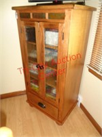 Solid oak storage cupboard / cabinet
