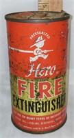 Old Hero Fire Extinguisher Can - Unopened