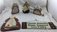 Wooden Cutouts With Sayings