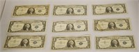 Collection of One Dollar Silver Certificates