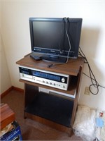 Vintage Stereo & Flat Screen TV