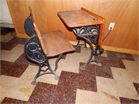 Antique School House Desk