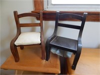 Pair of Dolls Chairs