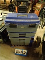 BenchTop Rolling Portable Tool Box & Contents